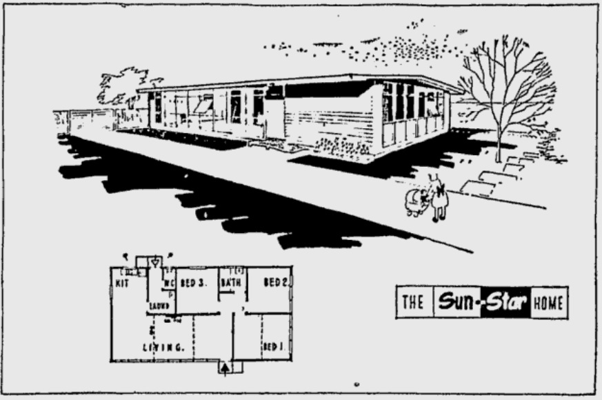 Sunstar House by Walter G Embleton 1956