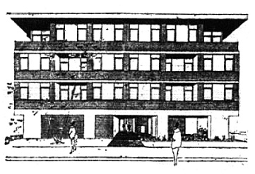 Block of flats by Moore & Hammond