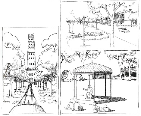 Royal Park landscaping masterplan