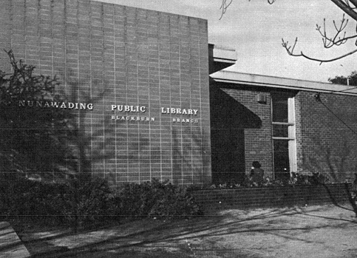 Blackburn Library Blackburn